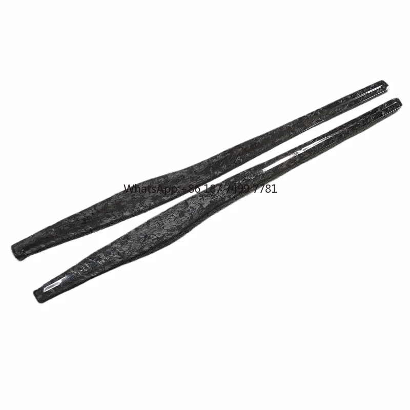 

Used for 2004-2012 . Gallardo LP550 LP560 True Carbon Fiber Forged Pattern Side Skirt Body Kit