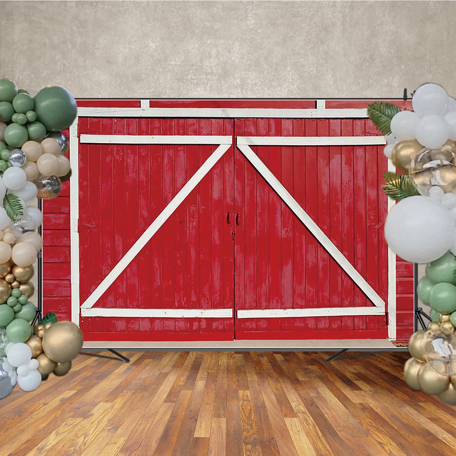 MOON.QG almacén granero granja cumpleaños fondo fotografía campo de heno molino de viento telón de fondo Baby Shower niños estudio Photocalls