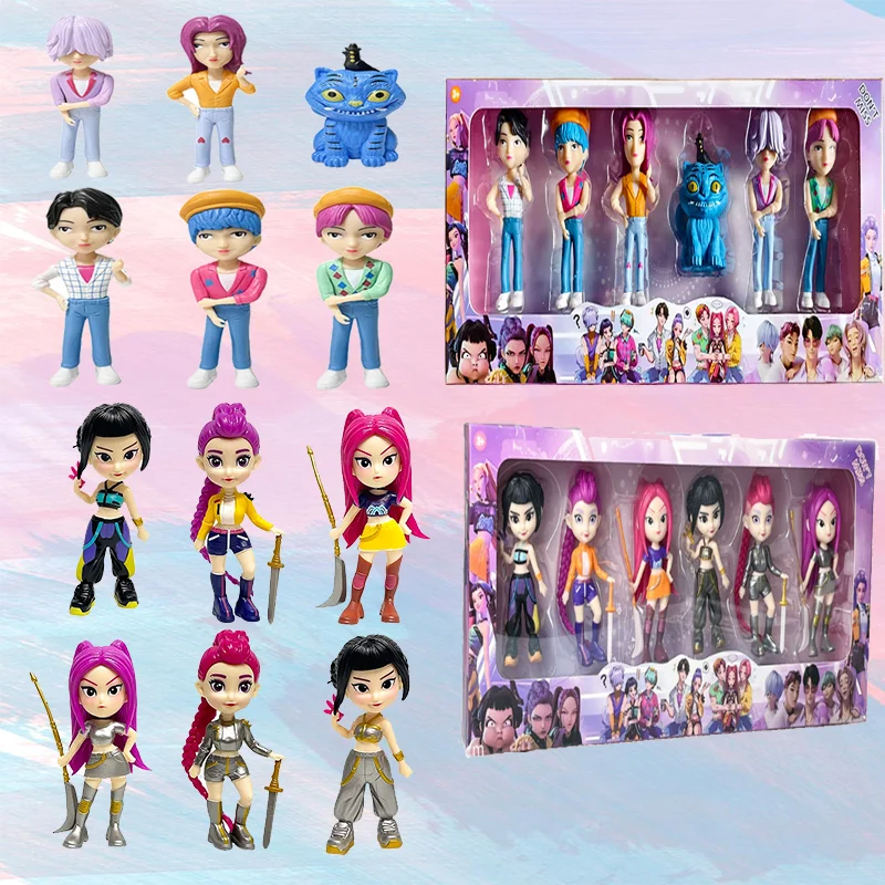 2026NEW Sorcière Chasseur Squa Rumi Zoe Mira anime polychlorure de vinyle collection de personnages bibelots de bureau Cadeau du Nouvel An pour Enfants