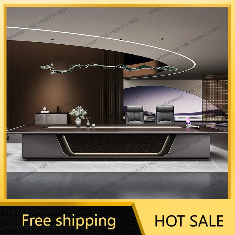 Large Computer Office Desk Executive Modern Display Minimalist Office Desk Conference Space Saving