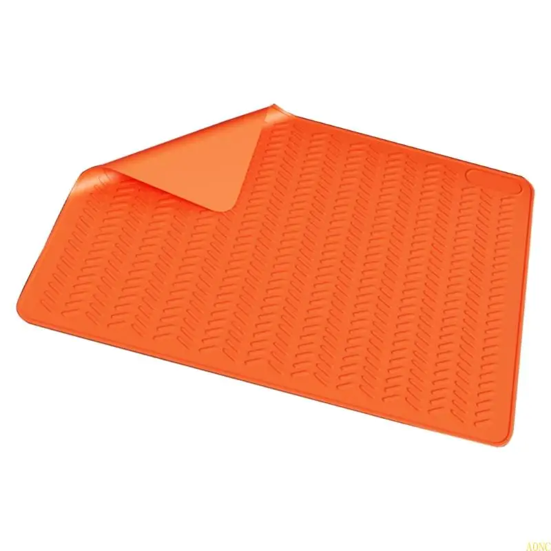 

A0NC очень большие теплостойкие силиконовые плиты для посуды для накладки для кухонной стойки
