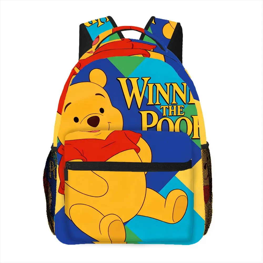 

1 шт., повседневная одежда с милым мультяшным цветным принтом и Винни-Пухом Диснея, идеально подходящая для фотографий в уличном стиле