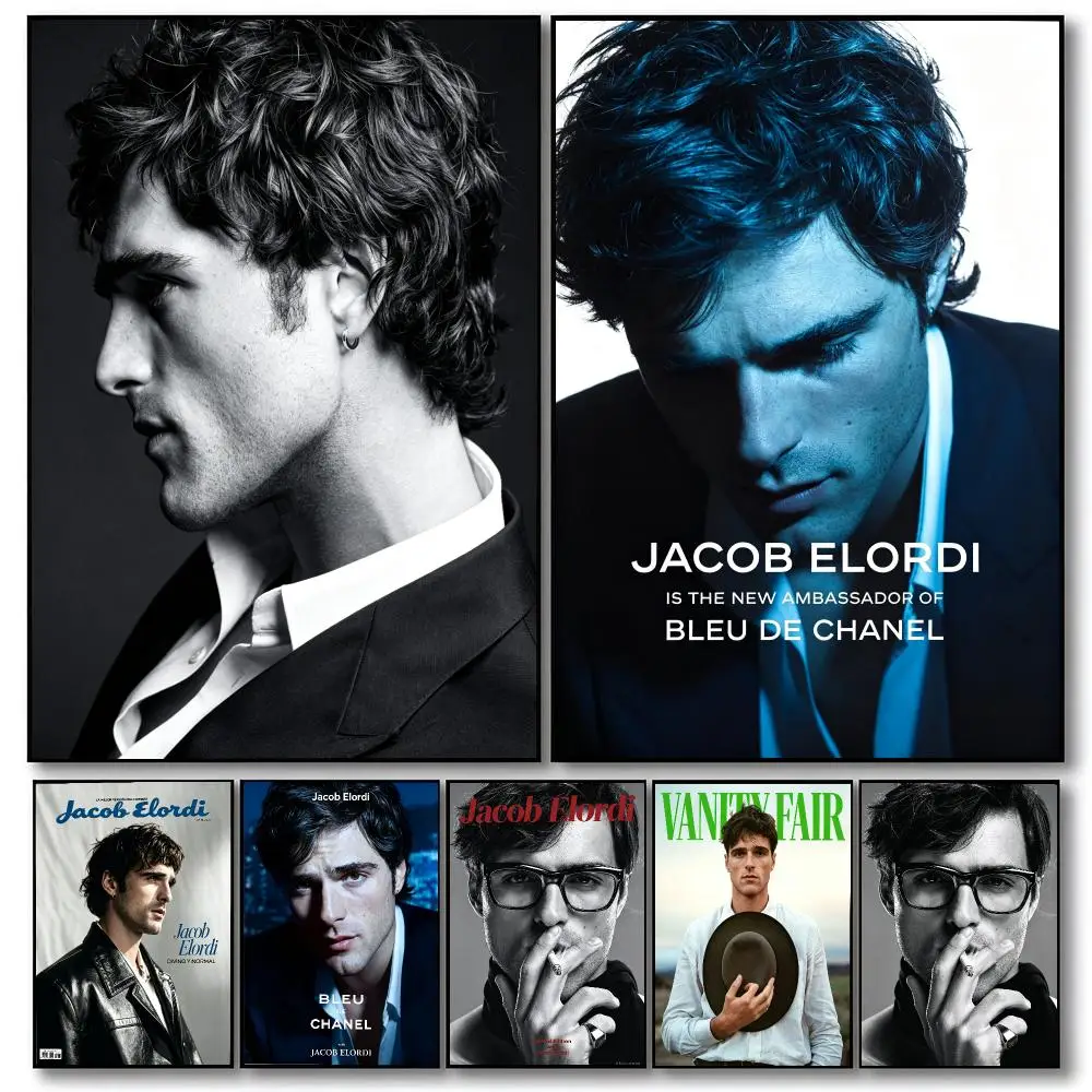 actor Jacob Elordi Poster Poster HD Printing Cozy Warm Style Home Decor Suitable for Living Room Bedroom Gift