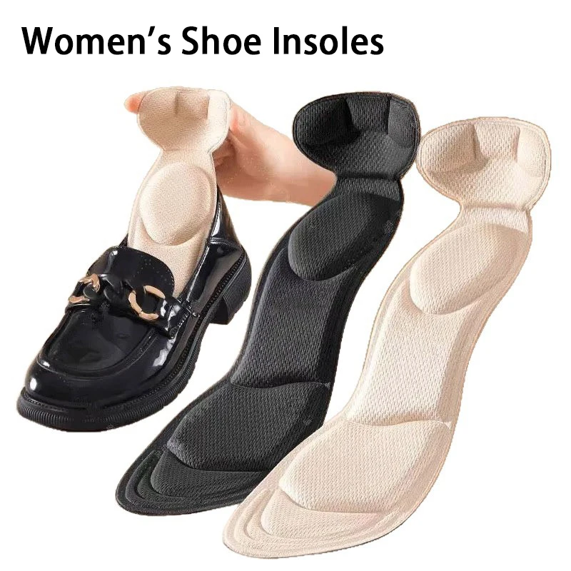 High heels comfort insoles Heel protection pads Women's flat shoes foot massage insoles Shoe size adjustment 2Pcs/4Pcs