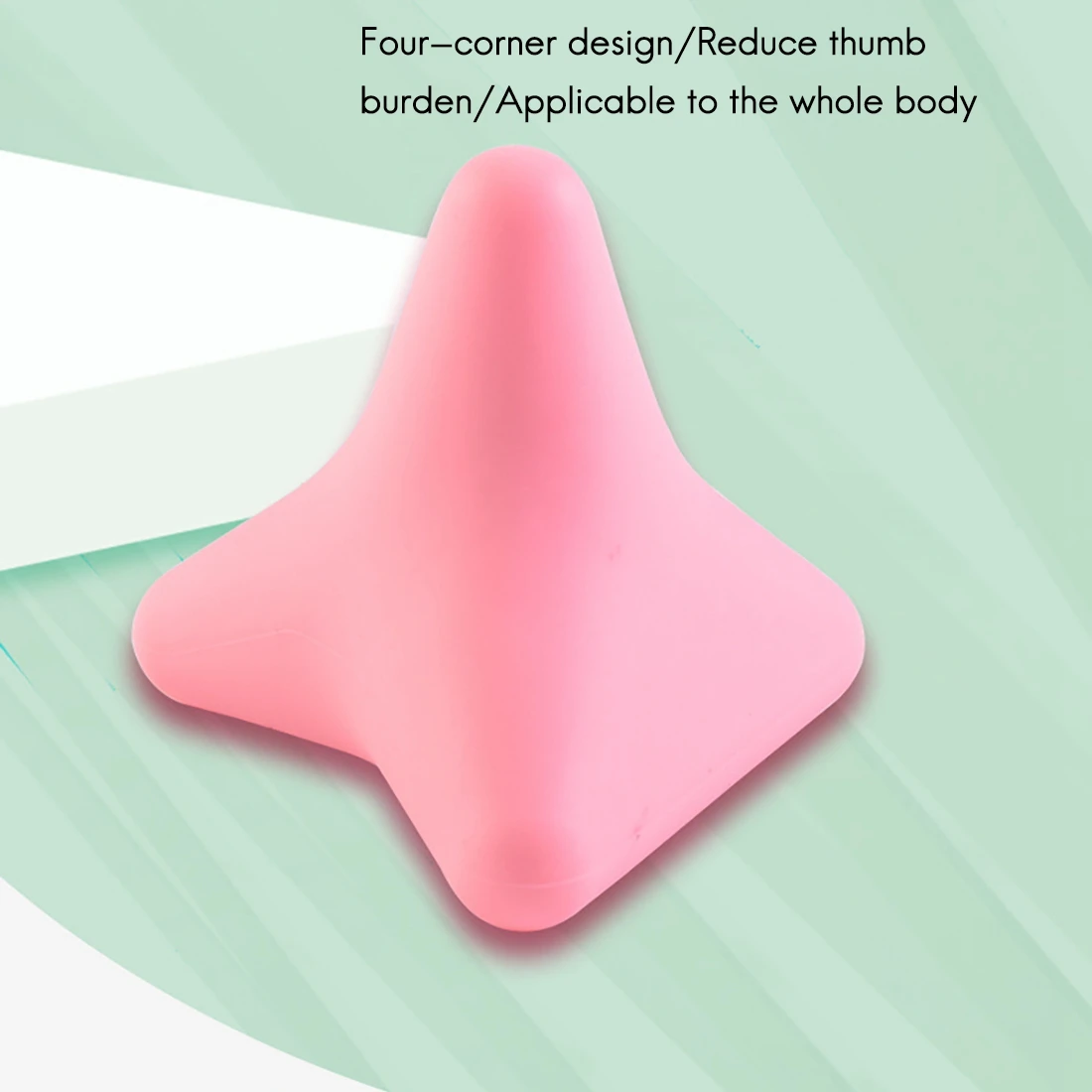 Silicon Massage Cone Solid Ball Psoas Muscle Release Back Neck Scapula Foot Yoga Triangular Relax 1