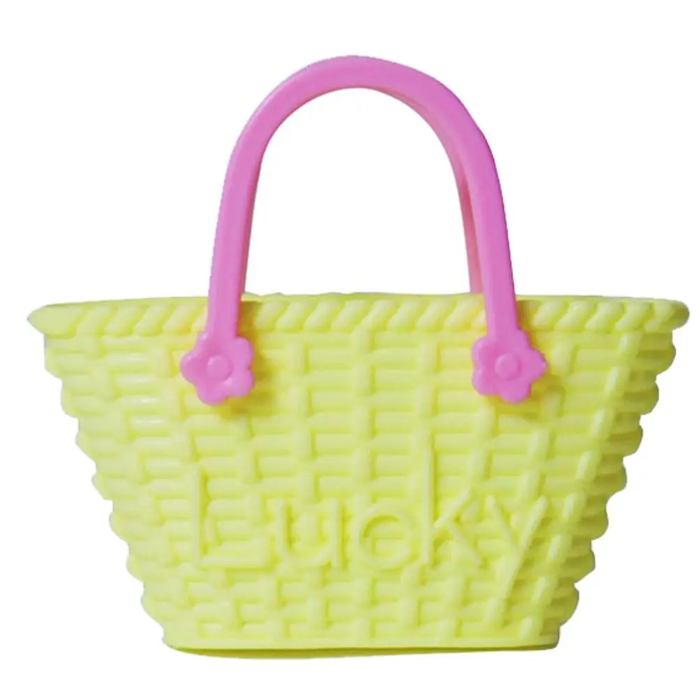 Sac à dos de poupée en coton pour maison de poupée, sac à main Min, sac de Shopping porte-bonheur mignon, bricolage, Mini sac à main de poupée princesse pour fille