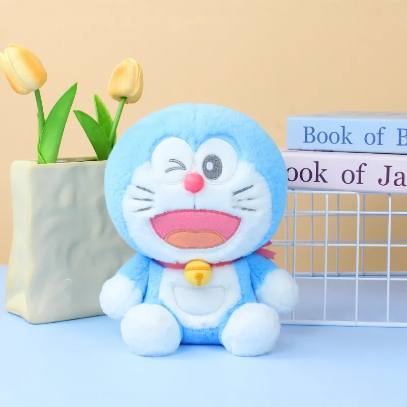 جديد Kawaii حقيقية عبقور ألعاب من نسيج مخملي جديد الطفولة الأزرق الدهون دمية جلجل القط دمية فتاة هدية عيد ميلاد هدية الكريسماس