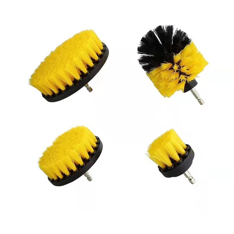 

Cleaning Scrubber Brush Electric Drill Brush Kit Corners Cleaning Brush Kit for Grout, Floor, Tub, Shower, Tile, Kitchen