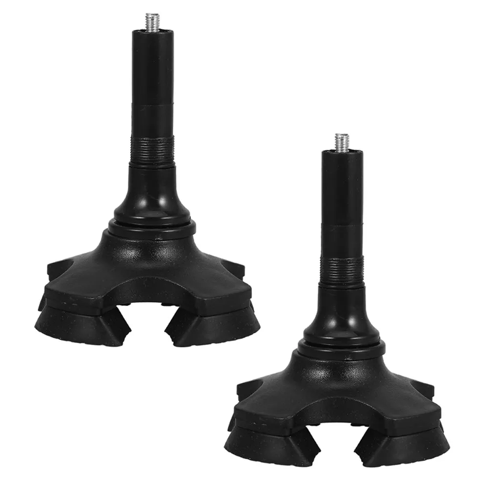 2Pcs Stable Universal Cane Tips Replacement Lightweight Non-Skid Walking Cane Foot Pads for Elderly Daily Use Walker Replacement