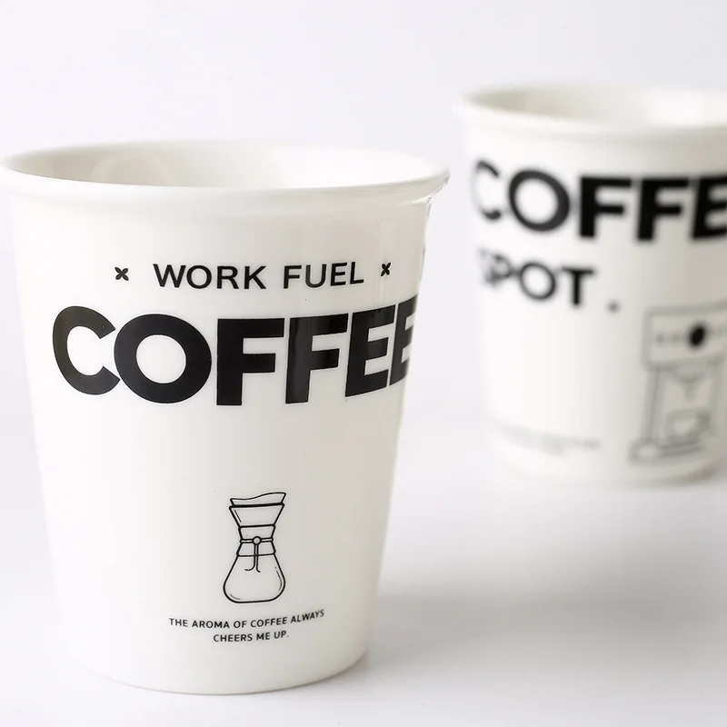 

Coffee Cup Ceramics Paper Cup Design Milk Tea Cups Water Cups Hanging Ear Coffee Cups