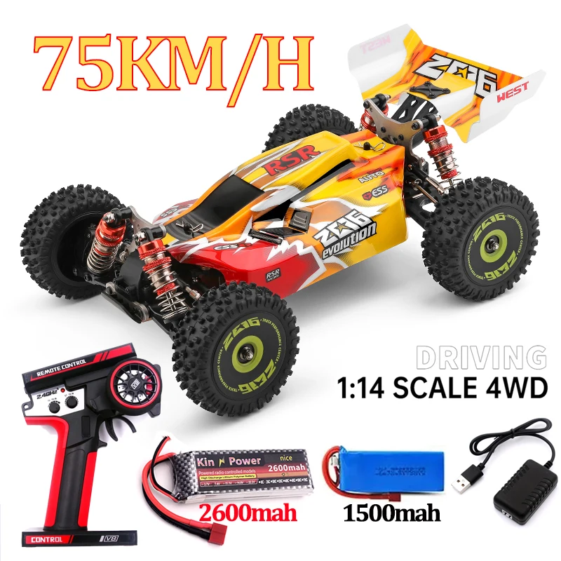 

WLtoys144016 144010 124007 144001 124016 124017 Four-wheel Drive Off-road High-speed Drifting Remote Control Boy Toy Racing Car