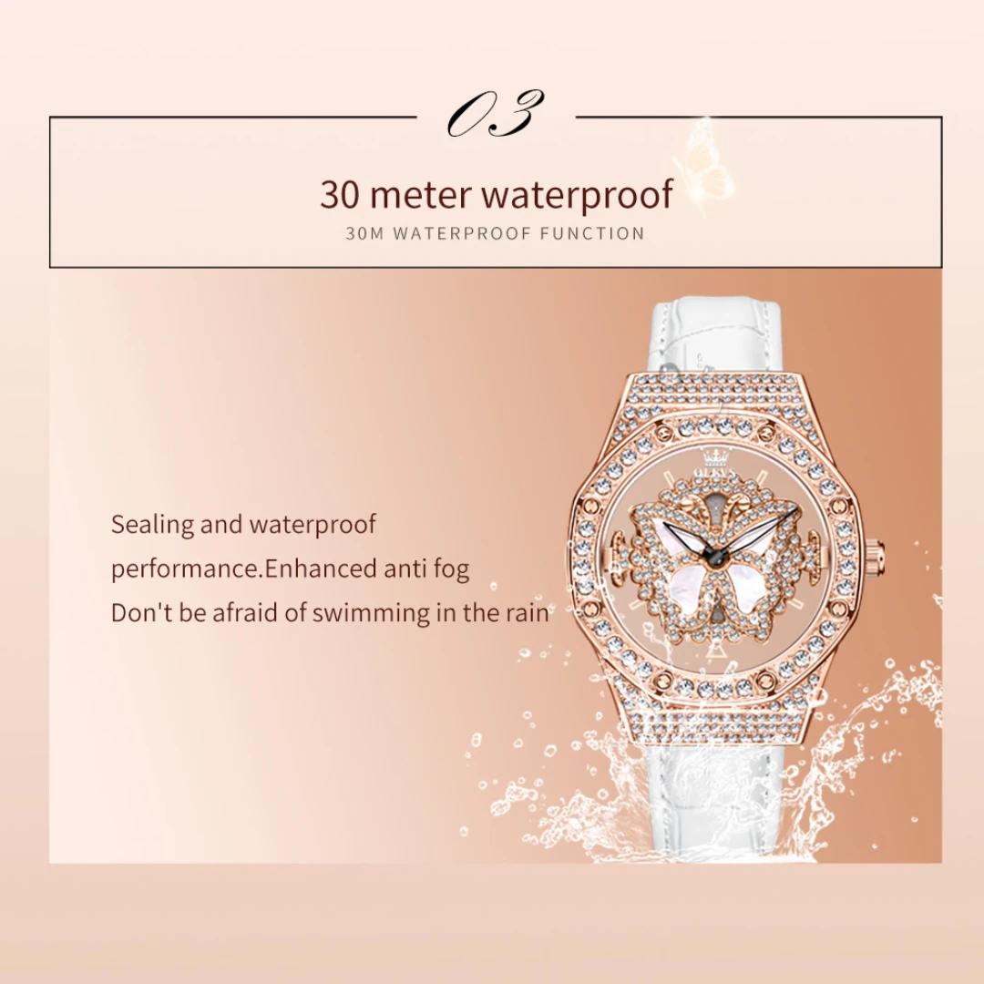 OLEVS 9996 quartz modehorloge cadeau lederen horlogeband polshorloge met ronde wijzerplaat