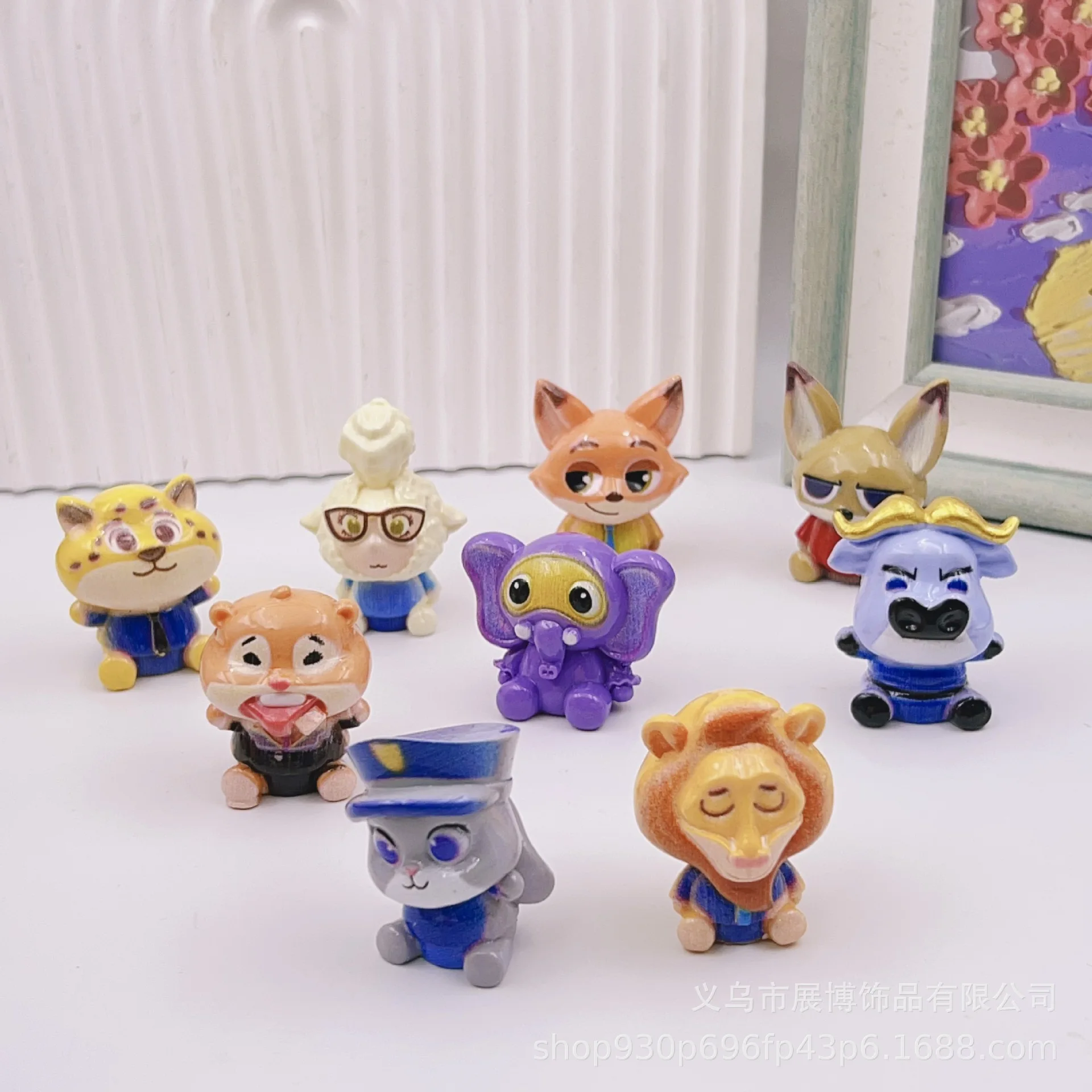 Zootopia Cartoon Niedlichkeiten Ornamente Accessoires