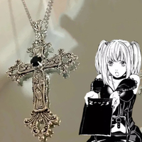 Punk Goth Vintage Cross Necklace Silver Color with Crystals Gothic Crucifix Easter Jewelry Unisex Bejeweled Crucifix Necklaces