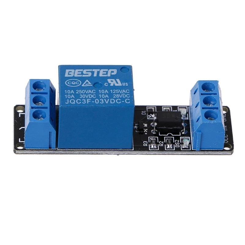 3.3V 1 Channel Relay Low Level Trigger Relay Module with Optocoupler Isolation high quality