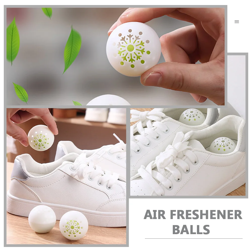 12 pezzi deodorante per scarpe Ball Cabinet deodorante deodorante palline fragranza per l'aria scarpe in plastica per uso domestico forniture Sneakers