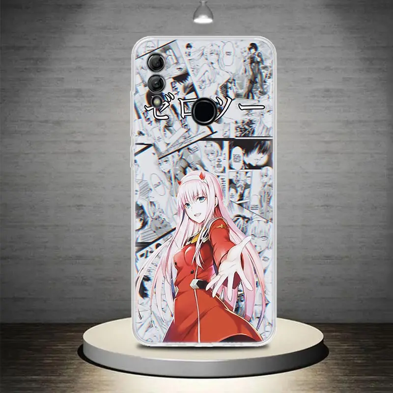 Zero Two Darling In The FranXX Phone Case Capa For Huawei Honor 9 10 Lite 9X 8X 8A 8S Y5 Y6 Y7 Y9 P Smart Z 2019 1020i Pattern C