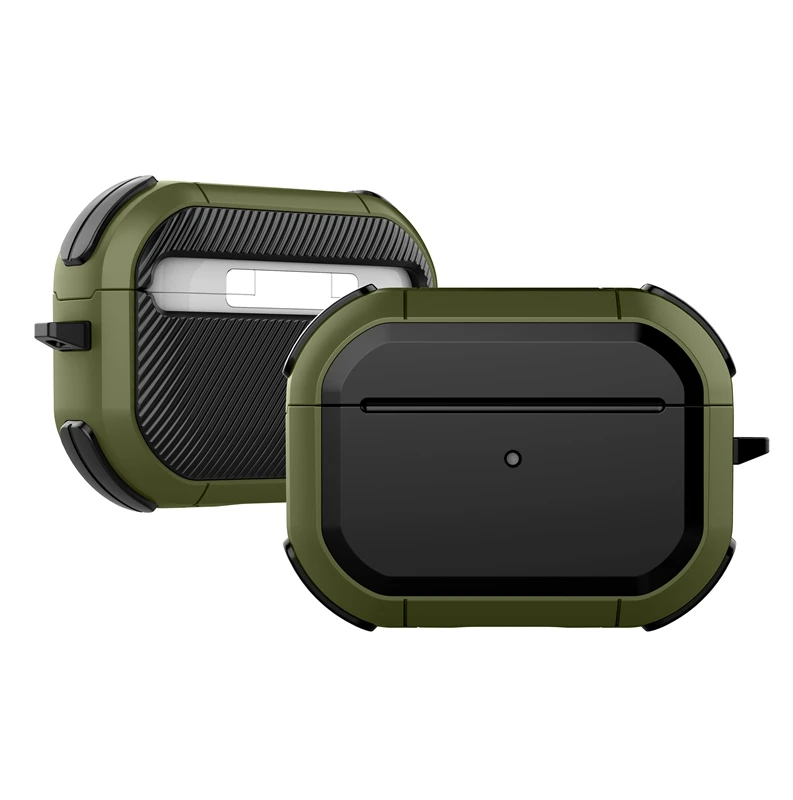 Rüstung Schutzhülle Für AirPods Pro 3 2nd Generation AirPods 4 3rd 3 2 1st Gen Abdeckung Zubehör Stoßfest Coque Capa Funda