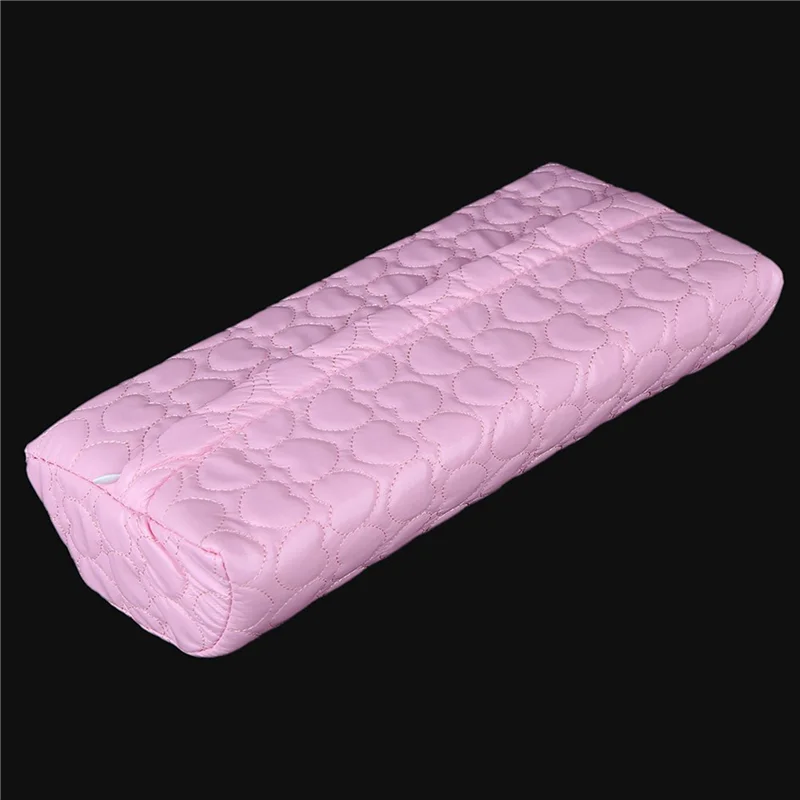 ABIT 2X Manicure Tool Hand-Rest Cushions Holder Professional Soft Sponge Armrest Rest Cushion (Pink)
