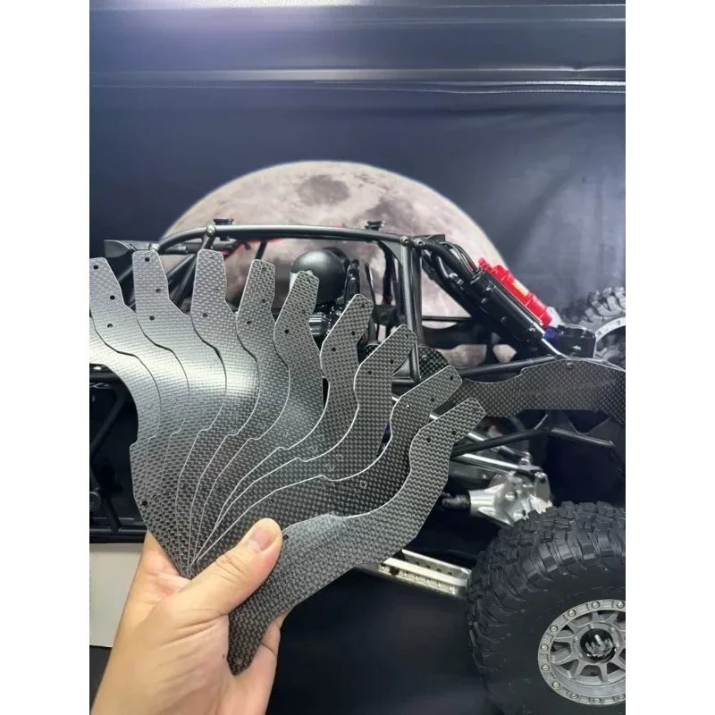 Upgrade Hop-Up Carbon Fiber Cage Support Brace for Losi Super Baja Rey 2.0 1/6 Scale RC Desert Short Course Truck Rear Stability