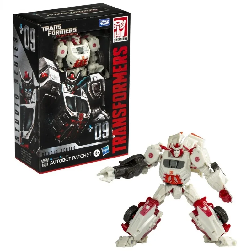 W magazynie Takara Tomy Transformers Studio Series SSGE-09 Voyager Class Ratchet Anime Figurka Robot Zabawka Figurka akcji Prezenty Hobby