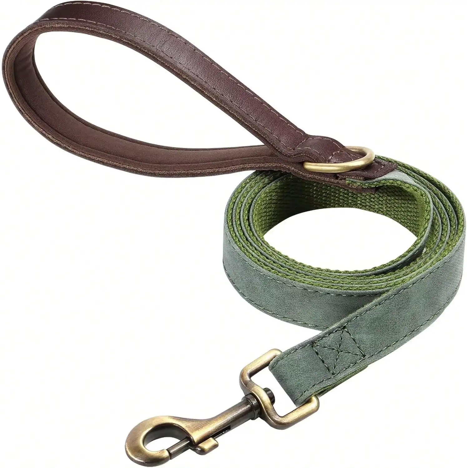 Didog PU Leather Dog Leash Small Dogs 4.5ft, Soft Padded Handle Dog Leashes Medium Size, Walking And Training Leashes Faux Leath