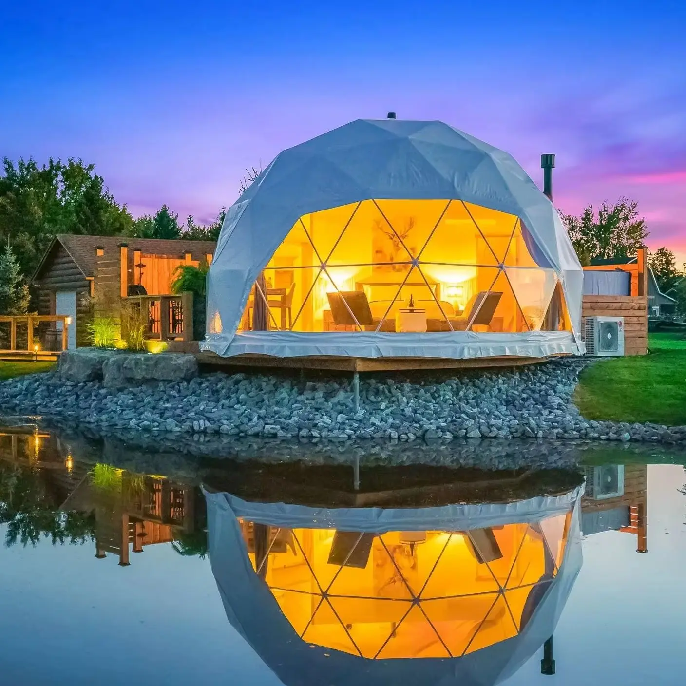 Custom Luxury Glamping Dome Tent For Outdoor Resort Project With Complete Solution From Design To Delivery  Camping Business