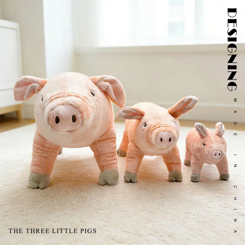 

Милая плюшевая игрушка-поросенок 25/40/60 см, имитация розового поросенка, мультяшная плюшевая игрушка-поросенок, подушка для сна для детей, мягкая игрушка-поросенок, подарок на день рождения