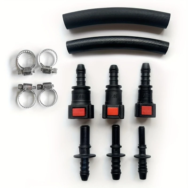 0‑100PSI Fuel Pressure Test Tool Kit With Quick‑Connect Hose Fluid Pressure Measuring Inspection Set