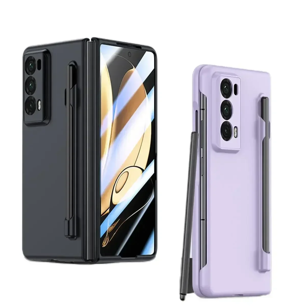 Matte Armor Handyhülle für Honor Magic V3 V2 VS2 PC, Hartschalenschutz, stoßfester Filmschutz mit S-Stifthalter-Abdeckung – Detail 15