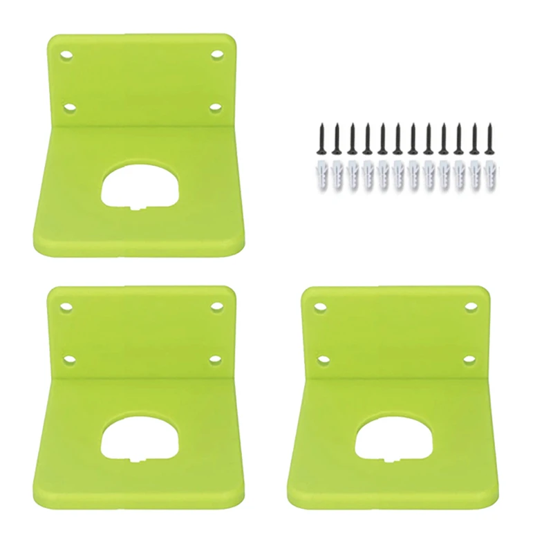 3 Pack Battery Holder for Ryobi 18V Battery Mounts Dock Holder Fit for ONE+ P102 P103 P104 P105 P107 P108 P109(w/12 screws)