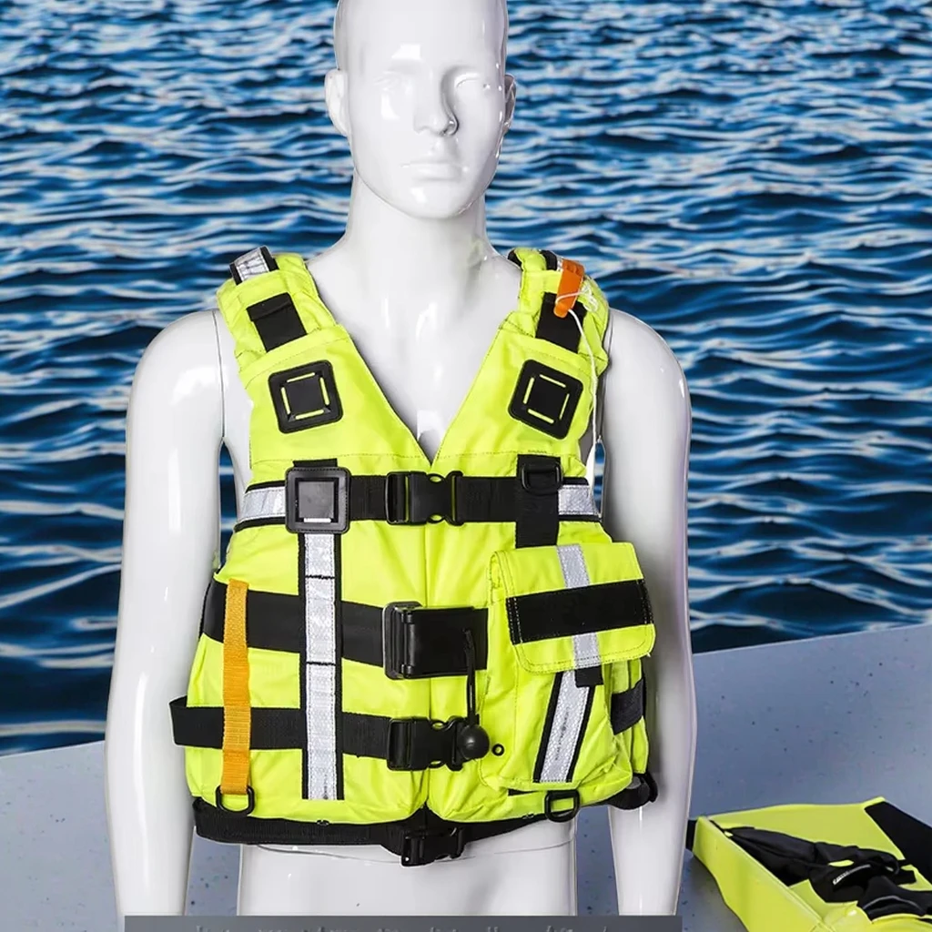 Wholesale Ruijunhong High Quality PVC Foam Adult Floating Vest Customizable Life Reflective Water Rescue Vest for Kids Direct