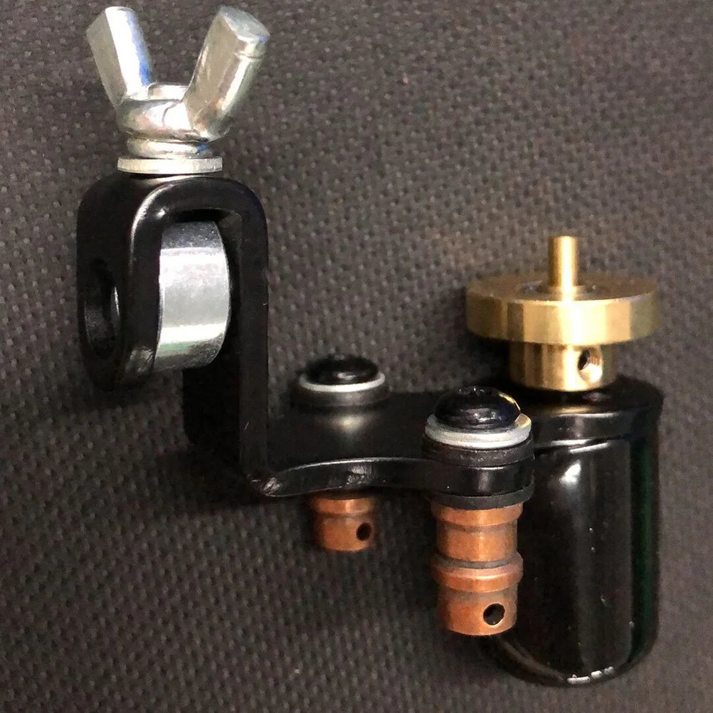 

Rotary Motor Kit Tattoo Machine Black Aluminum Alloy Fast Silent Adjustable Force Liner Shader Compatible with Standard Tubes
