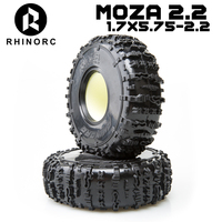 RHINORC MOZA 2.2 inch Competition RC Crawler ROCK Tires Super Sticky For Pro and Sporty class (2pcs)