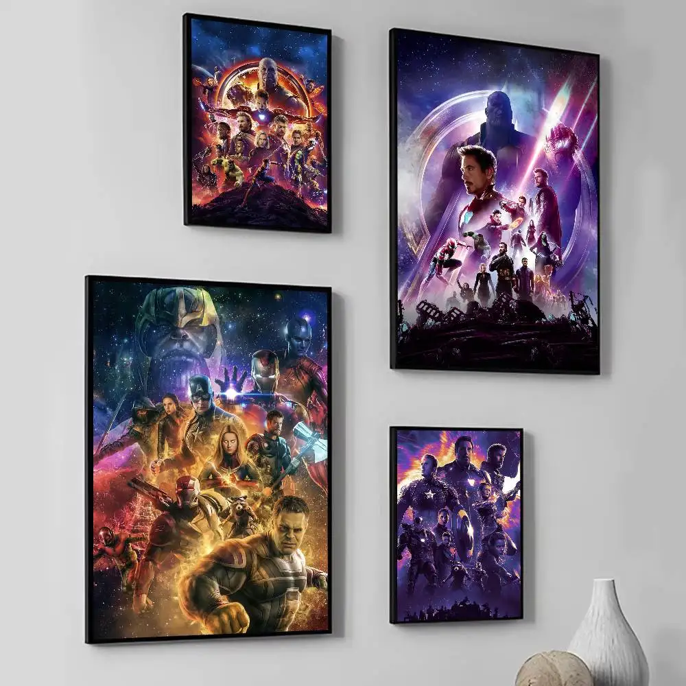 A-Avengers Infinity War Movie Posters Fancy Wall Sticker for Living Room Bar Decoration Wall Decor