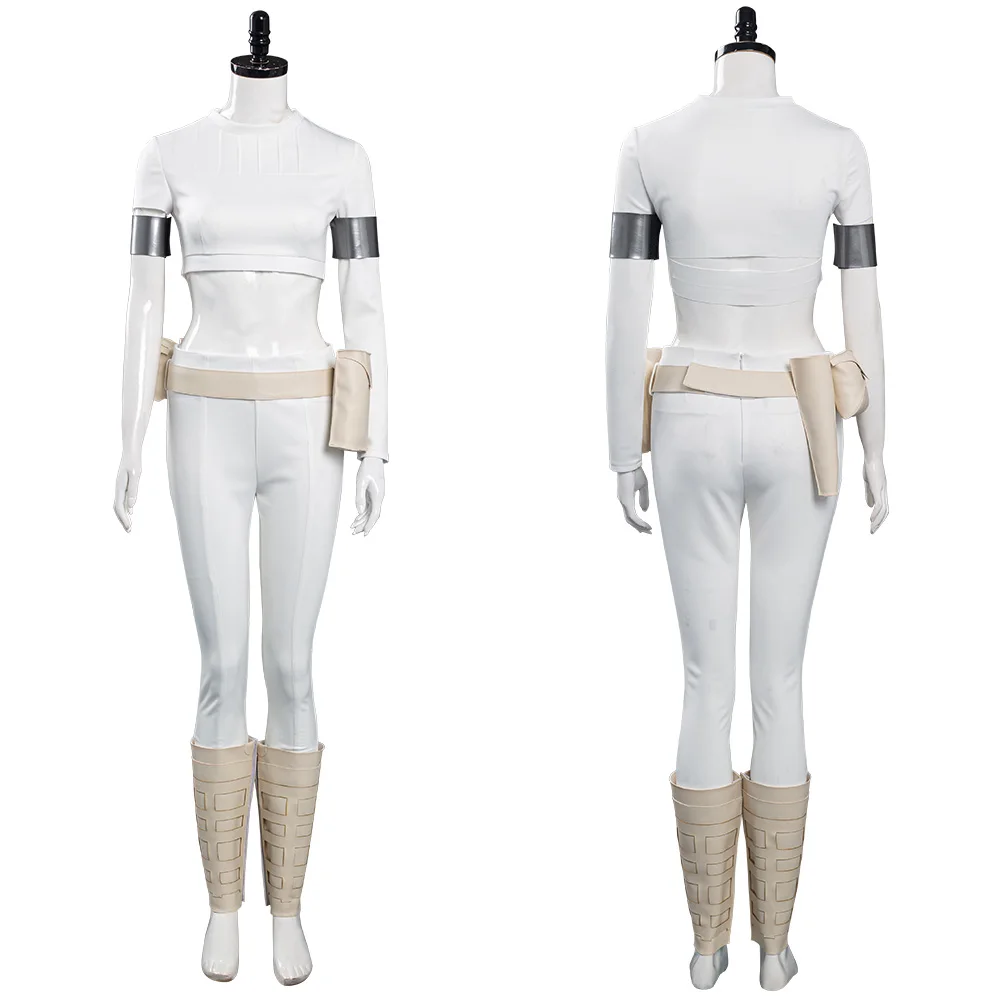 

Movie Space Battle Padme Cosplay Amidala Fantasia Costume Disguise For Female Women Adult Halloween Carnival Party Suit