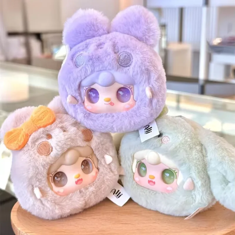 Yooki V11 Cutely Rabbit Series Plush Blind Box Vinyl Doll Key Chain Backpack Decoration Mystery Box Toy Halloween Christmas Gift