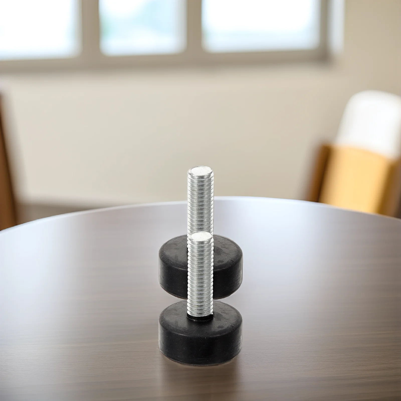 4 шт. регулируемые резиновые подушечки для мебельных ножек, конструкция винта, сверхмощная амортизация, нескользящие выравниватели ножек стола M8, 22 мм