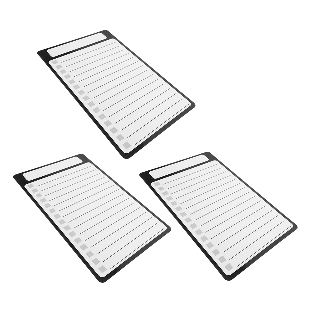 

3 Pcs Memo Message Board Adults Checklist Whiteboard Bills Calendar Max Chores Chart for Clean Office