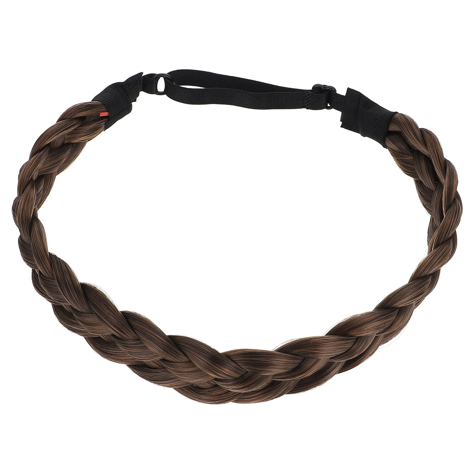 

Headband Female Headdress Girl Hair Hoops Elastic Retro Braid Braiding Braided Women