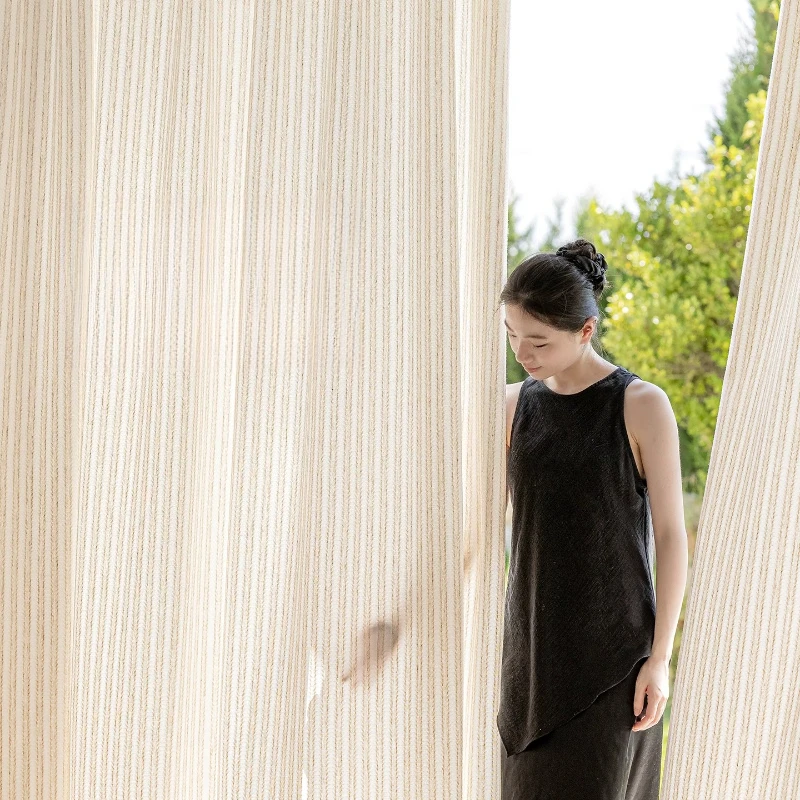 Rice-Blossom Yarn-Dyed Jacquar - Curtain Sheer Voile review and price