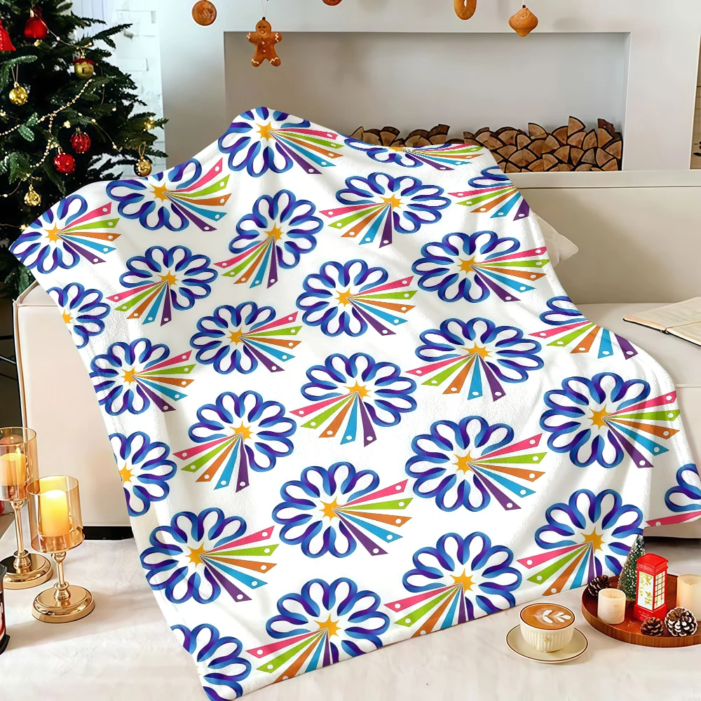 Pink Roses Motif Fade Resistant Machine Washable Silky Couch Blanket Ideal for Christmas Tree Holiday Party Decoration
