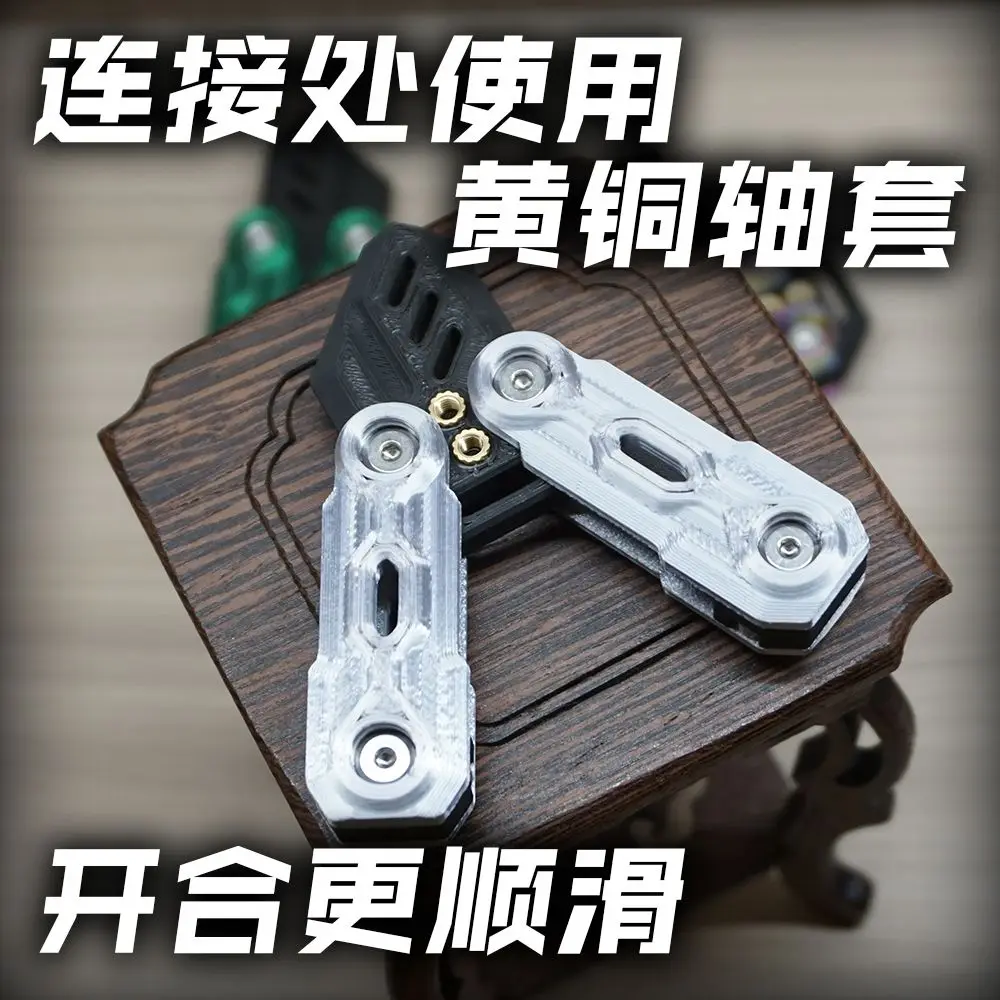 New EDC decompression toy Gravity Carrot Fidget Magnetic Rotating Folding Knife 3D Printing Black Technology Fingertip Toy Gift