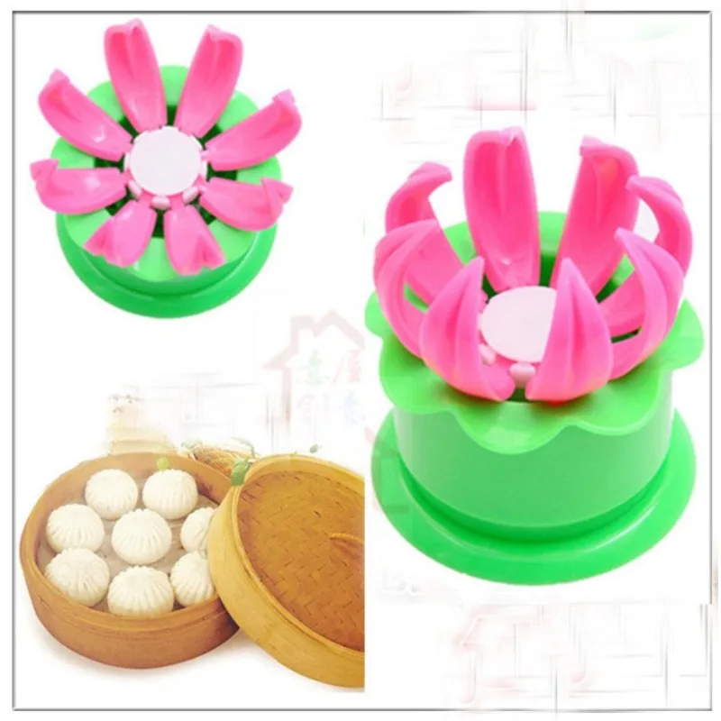 1PC Kitchen DIY Pastrys Pie Dumpling Maker Chinese Baozi Mold Baking and Pastry Tool Steamed Stuffed Bun Making Mould Buns Maker