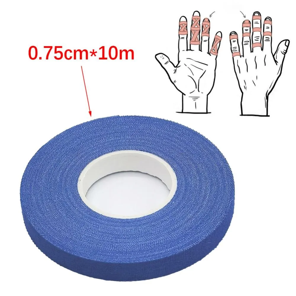 0.75cm x 10m elástico auto-adesivo bandagem proteção dedo bandagem esportes bandagem fita de suporte de segurança para esportes