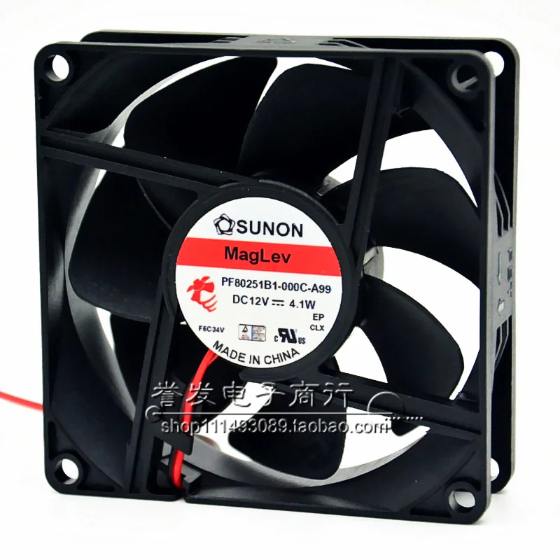 Nuevo RADIADOR de ventilador de refrigeración ORIGINAL PF80251B1-000C-A99 12V 4,1 W 8025 80x80x25mm