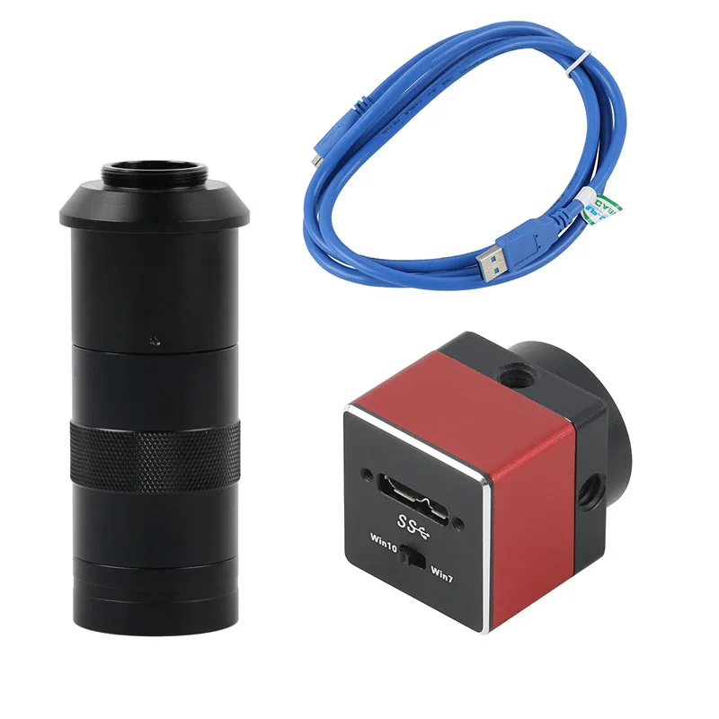 MINI Micro USB 3.0 5.0MP HD High Small Speed Electronic Digital Eyepiece USB Industrial Video Microscope Camera 25MM C-MOUNT