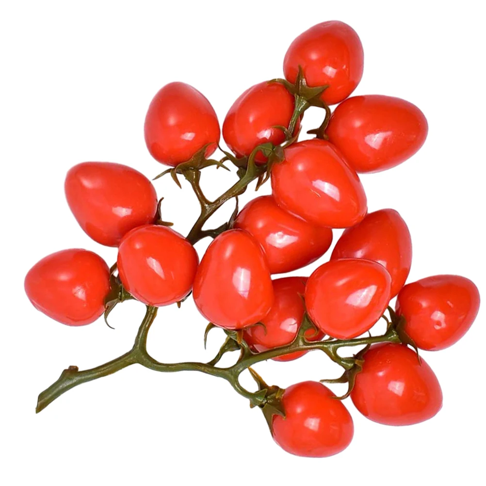 

Simulation Cherry Tomatoes Lifelike Fake Fruit Decor For Home Kitchen Party Decoration Artificial Fruits Ornament