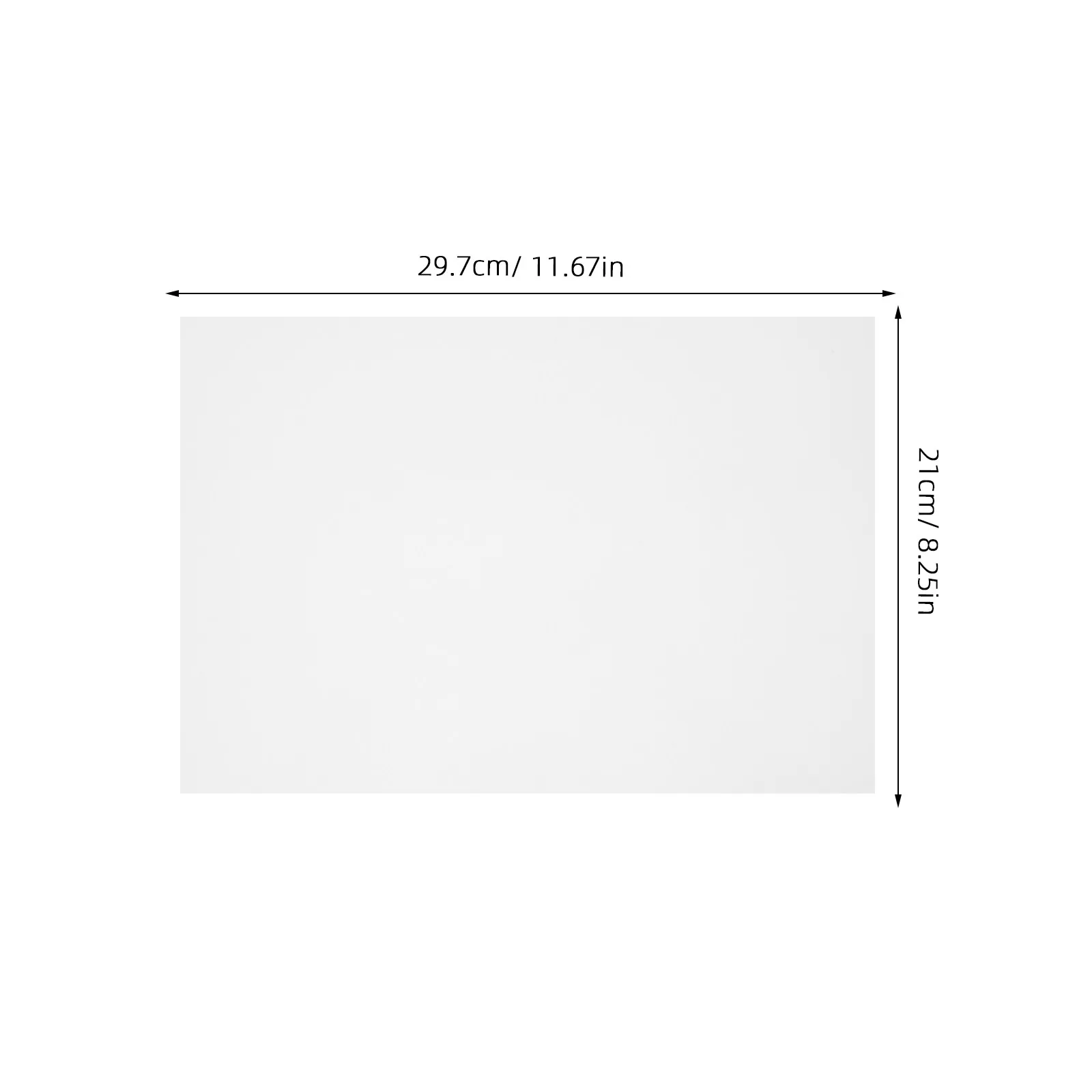 20 Sheets Labels Printer Paper A4 Sticker for Printing White Blank Photo Stickers