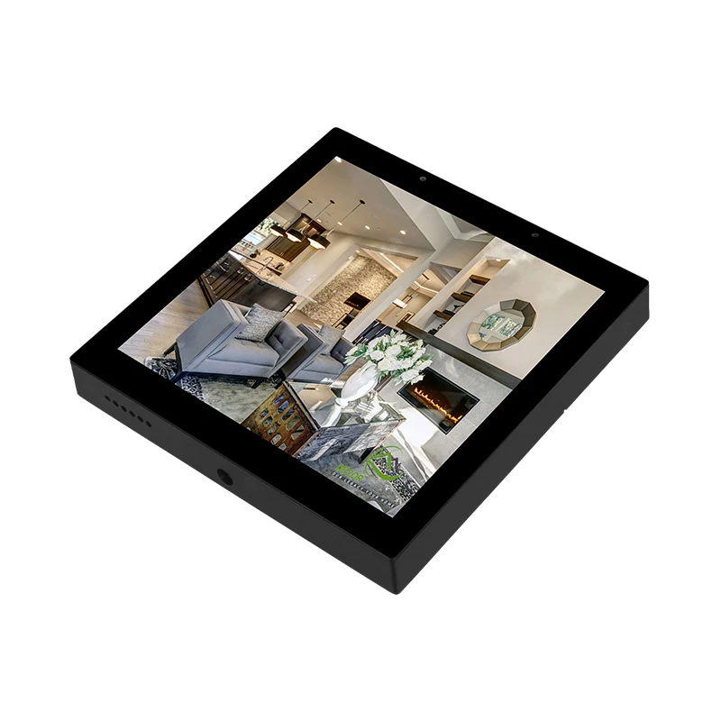 4 Inch Flush Mounted Android Wall Panel RK3566 Smart Home IOT System 2+32GB 480*480 Touch Screen